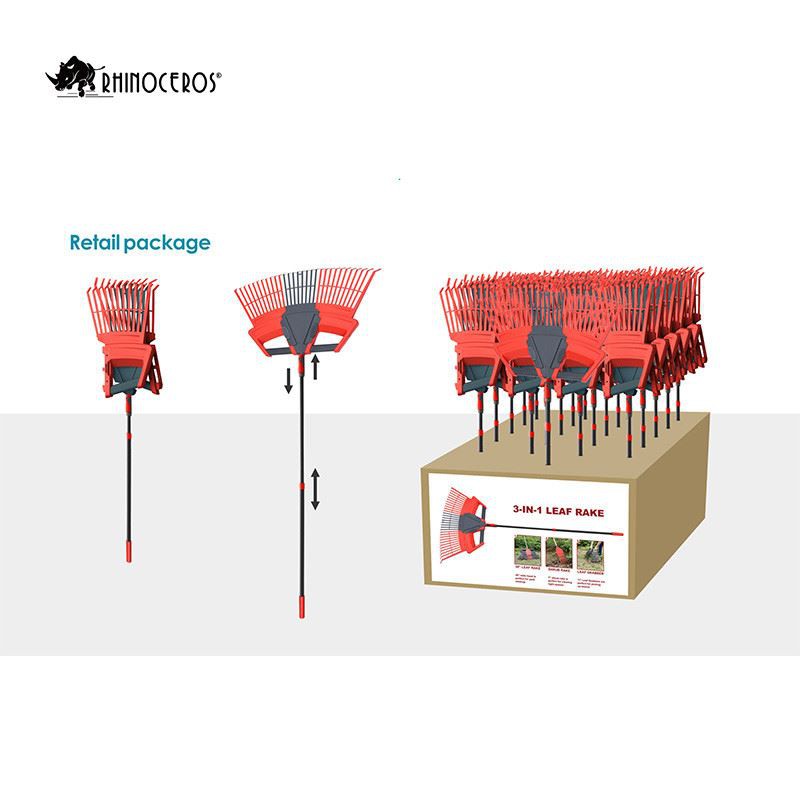 Leaf rake presentation