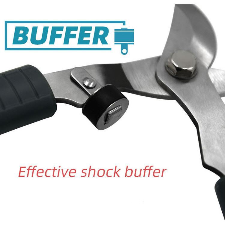 Garden bypass lopper buffer