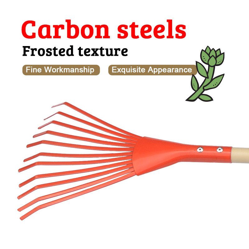 Kids garden leaf rake in customized color