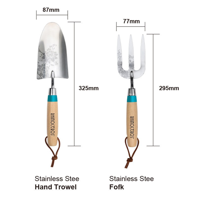 product-800-800 stainless steel garden trowel set