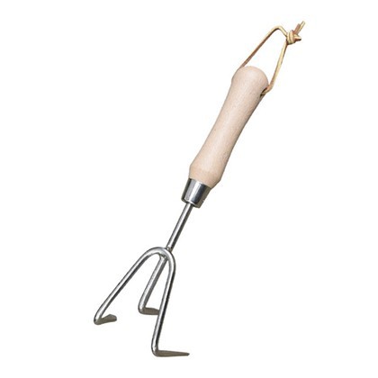 Култиватор с 3 зъбца и къса дръжка